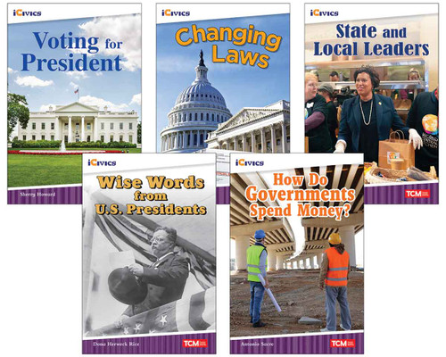 iCivics Grade 4: Leadership & Responsibility 5-Book Set by Multiple Authors, Sherry Howard, Anita Nahta Amin, Dona Herweck Rice, 9798330905577