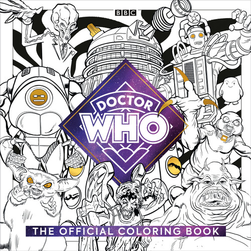 The Official Doctor Who Coloring Book by Mike Collins, Official Doctor Who Licensed, 9780593840092