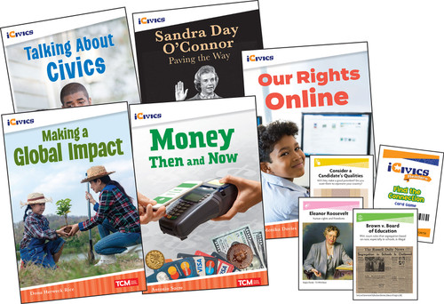 iCivics Grade 5: Community & Social Awareness 5-Book Set + Game Cards by Multiple Authors, 9781087668338