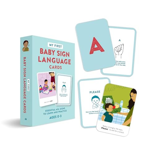 My First Baby Sign Language Flash Cards (Essential ASL Signs to Learn and Practice) by Rockridge Press, 9798886082111