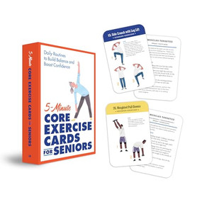 5-Minute Core Exercise Cards for Seniors (Daily Routines to Build Balance and Boost Confidence) by Rockridge Press, 9798886082142