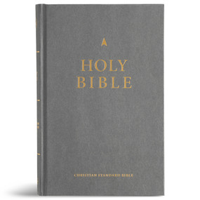CSB Church Bible, Charcoal Hardcover by CSB Bibles by Holman, 9798384540298