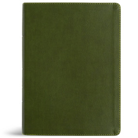NASB Study Bible, Olive LeatherTouch, Indexed by Holman Bible Publishers, 9798384540403