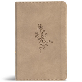 CSB Personal Size Bible, Digital Study Edition, Earth SuedeSoft LeatherTouch by CSB Bibles by Holman, 9798384540410