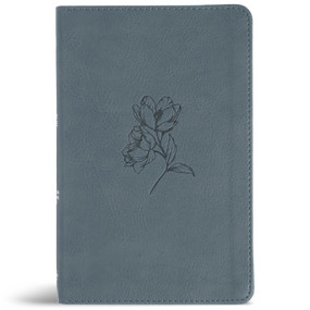 CSB Personal Size Bible, Digital Study Edition, Blue LeatherTouch by CSB Bibles by Holman, 9798384540427