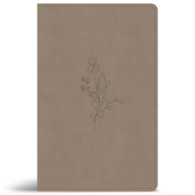 CSB Thinline Reference Bible, Digital Study Edition, Earth SuedeSoft LeatherTouch by CSB Bibles by Holman, 9798384540816