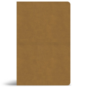 CSB Thinline Reference Bible, Digital Study Edition, Camel SuedeSoft LeatherTouch by CSB Bibles by Holman, 9798384540823