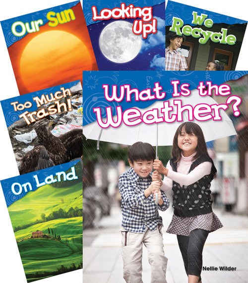 Let's Explore Earth & Space Science Grades K-1, 10-Book Set by Multiple Authors, 9781493814244