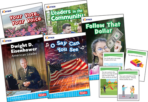 iCivics Grade 2: Leadership & Responsibility 5-Book Set + Game Cards by Multiple Authors, 9781087668284