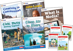 iCivics Grade 3: Community & Social Awareness 5-Book Set + Game Cards by Multiple Authors, 9781087668291