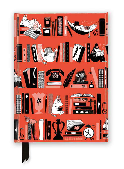 Moomin Bookshelves (Foiled Journal) by Flame Tree Studio, 9781835625248