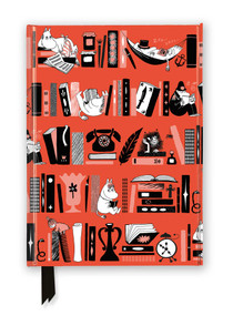 Moomin Bookshelves: Red (Foiled Journal) by Flame Tree Studio, 9781835625248