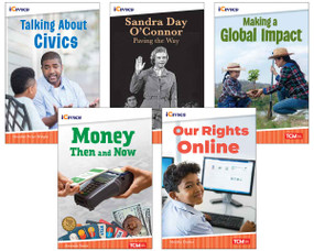 iCivics Grade 5: Community & Social Awareness 5-Book Set by Multiple Authors, Heather Price-Wright, Dona Herweck Rice, Antonio Sacre, 9798330905584