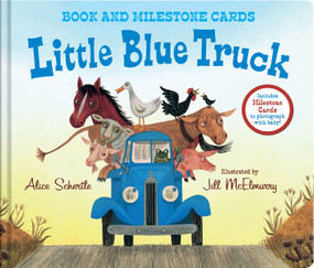 Little Blue Truck Milestone Edition (Book and Milestone Cards) by Alice Schertle, Jill McElmurry, 9780063479678