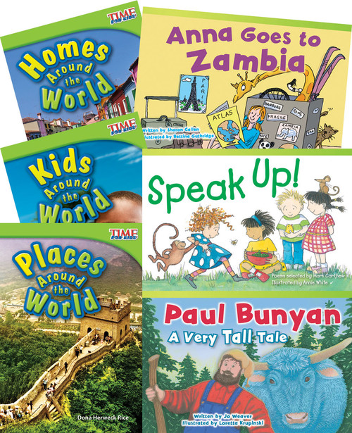 Around the World  6-Book Set by Multiple Authors, 9781480722125