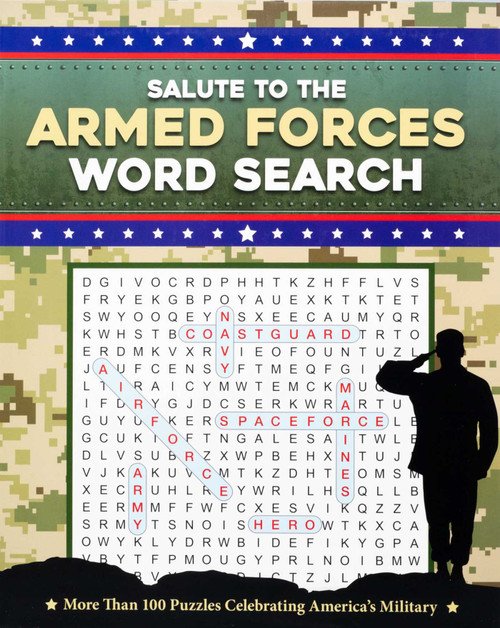 Salute to the Armed Forces Word Search by Editors of Thunder Bay Press, 9781667208695