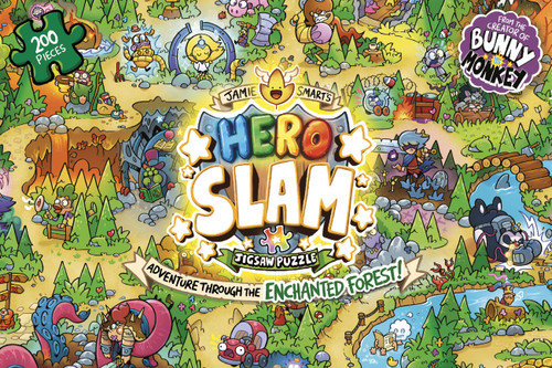 Jamie Smart's Hero Slam Jigsaw Puzzle: 200 pieces (The brand new 200-piece jigsaw puzzle from the no 1 bestselling creator of Bunny vs Monkey) by Smart, 9781399629645