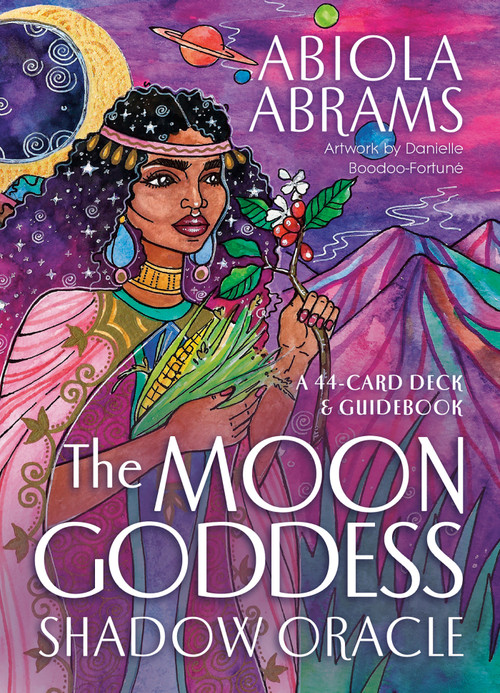 The Moon Goddess Shadow Oracle (A 44-Card Deck & Guidebook) by Abiola Abrams, 9781401973070