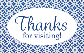 Visitor Postcard: Thanks for Visiting (Package of 25) (2 Peter 1:2 (KJV)) by Broadman Church Supplies Staff, 9798384527237