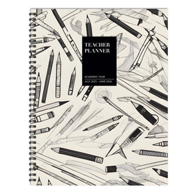 July 2025 - June 2026 Vintage Ink & Lead Teacher and Home School Lesson Planning Book by , 9798889614753