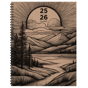 July 2025 - June 2026 Into the Wild Large Weekly Monthly Planner by , 9798889614777