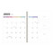 July 2025 - June 2026 Striped Down Large Weekly Monthly Planner by , 9798889614791