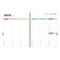 July 2025 - June 2026 Striped Down Large Weekly Monthly Planner by , 9798889614791