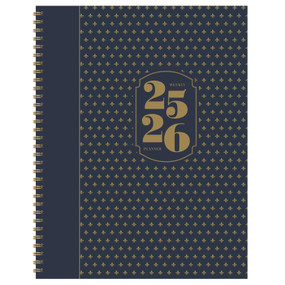 July 2025 - June 2026 Fleur de Lis Large Weekly Monthly Planner by , 9798889614821