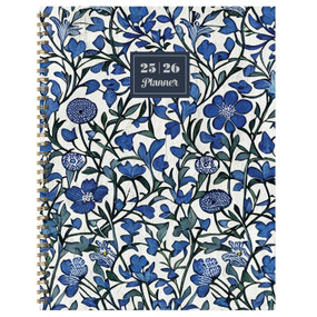 July 2025 - June 2026 Francophile Flower Large Weekly Monthly Planner by , 9798889614838