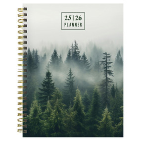 July 2025 - June 2026 Mystic Forest Medium Weekly Monthly Planner by , 9798889614890