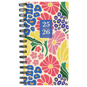 July 2025 - June 2026 Floral Medley Small Weekly Monthly Planner by , 9798889614920