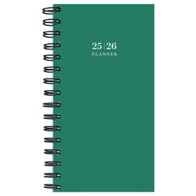 July 2025 - June 2026 Grass Green Small Weekly Monthly Planner by , 9798889614937