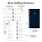 July 2025 - June 2026 Night Sky Small Weekly Monthly Planner by , 9798889614944