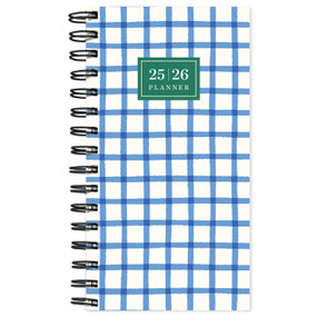 July 2025 - June 2026 Picnic Plaid Small Weekly Monthly Planner by , 9798889614951