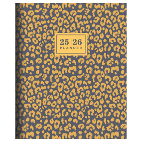 July 2025 - June 2026 Lovely Leopard Large Monthly Planner by , 9798889614982