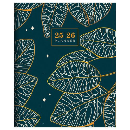 July 2025 - June 2026 Night Foliage Large Monthly Planner by , 9798889614999