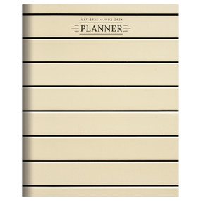 July 2025 - June 2026 Ebony and Ivory Medium Monthly Planner by , 9798889615033