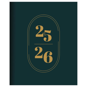 July 2025 - June 2026 Jade Medium Monthly Planner by , 9798889615040