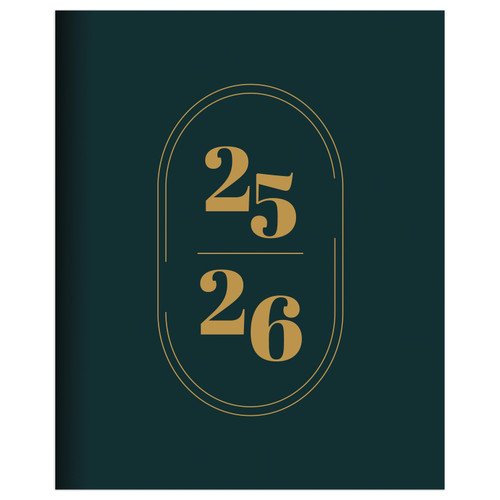 July 2025 - June 2026 Jade Medium Monthly Planner by , 9798889615040