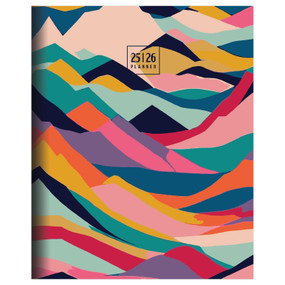 July 2025 - June 2026 Peaks and Valleys Medium Monthly Planner by , 9798889615064