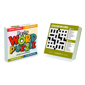 2026 Daily Word Puzzle Daily Desktop Calendar by , 9798889613916