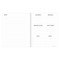 2026 Basket Weave Blue Medium Monthly Planner by , 9798889613954