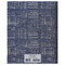 2026 Basket Weave Blue Medium Monthly Planner by , 9798889613954