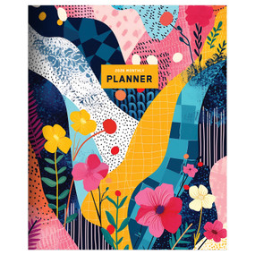 2026 Colorful Collage Medium Monthly Planner by , 9798889613961