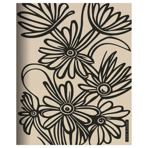 2026 Drawn Daisies Medium Monthly Planner by , 9798889613978