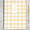 2026 Gingham Wheat Medium Monthly Planner by , 9798889613985