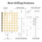 2026 Gingham Wheat Medium Monthly Planner by , 9798889613985