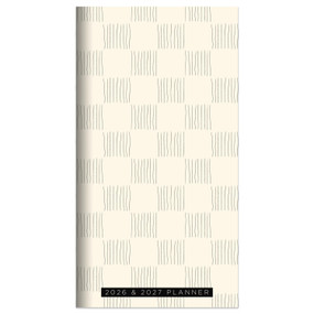 2026-2027 Checkerboard Small Monthly Pocket Planner by , 9798889614494