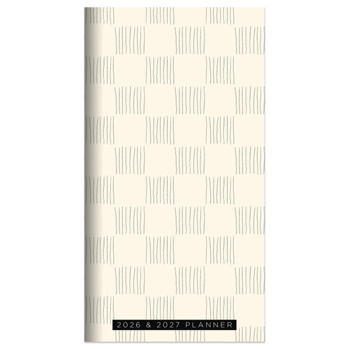2026-2027 Checkerboard Small Monthly Pocket Planner by , 9798889614494