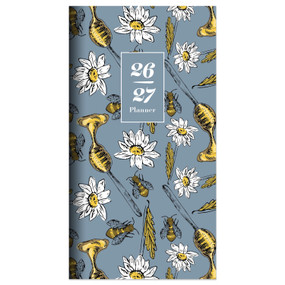 2026-2027 Honey Bees Small Monthly Pocket Planner by , 9798889614555